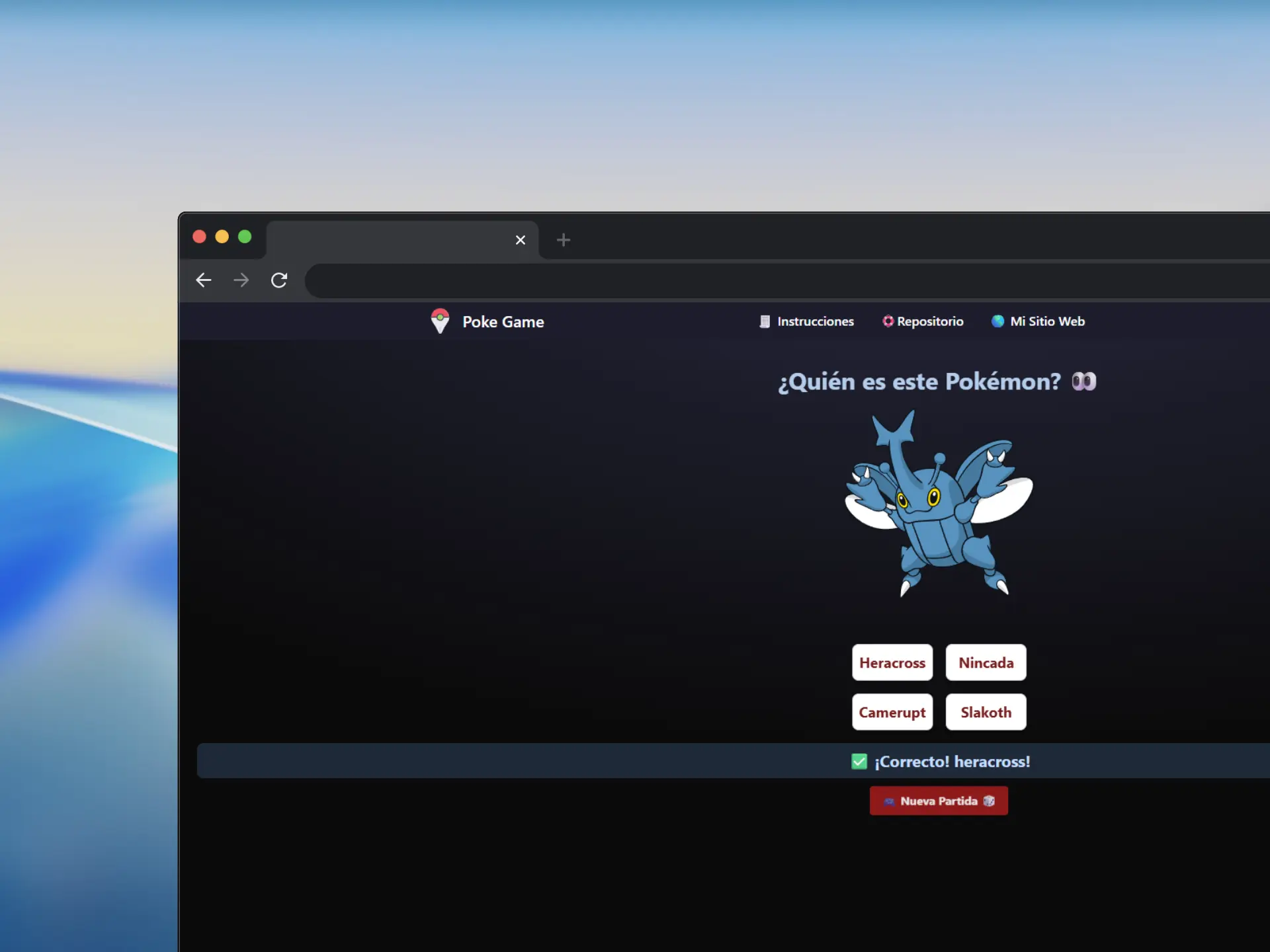 imagen PokeQuizAdventureGame 1